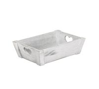 Red Hamper Wb028 Wood Small Vintage Heart Cut Handle Wooden Tray