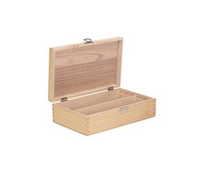 Red Hamper Wb038 Wood Two Bottle Clear Varnish Wooden Box