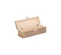 Red Hamper Wb040 Wood Single Bottle Oak Effect Wooden Box