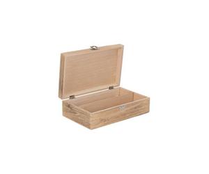 Red Hamper Wb042 Wood Two Bottle Oak Effect Wooden Box
