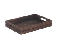 Red Hamper Wb059 Wood Dark Wooden Tray