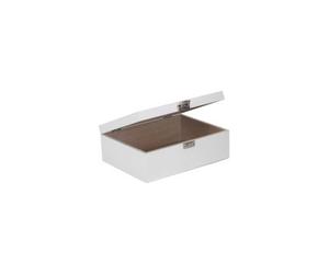 Red Hamper Wb071 30Cm White Wooden Storage Box