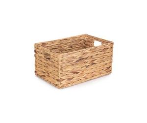 Red Hamper Wh001/1 Small Water Hyacinth Rectangular Storage Basket