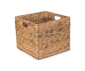 Red Hamper Wh002/1 Small Water Hyacinth Square Storage Basket