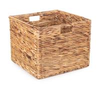 Red Hamper Wh002/2 Medium Water Hyacinth Square Storage Basket
