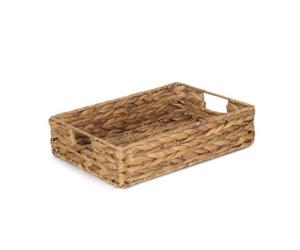 Red Hamper Wh007/1 Small Water Hyacinth Shallow Rectangular Storage Basket