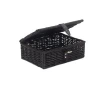 Red Hamper Wicker 30cm Black Hamper in Brown Red Hamper Brown