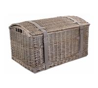 Red Hamper Wicker Antique Wash Domed Storage Hamper in Brown | Size: Small Red Hamper Brown S