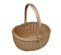 Red Hamper Wicker Buff Hollander Shopping Basket in Brown Red Hamper Brown