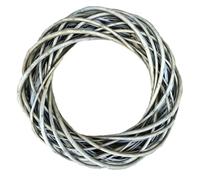 Red Hamper Wicker Medium Antique Wash Ring Wreath - Small