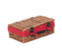 Red Hamper Wicker Small Packaging Hamper in Red Red Hamper Red