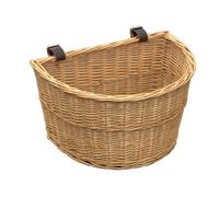 Red Hamper Wicker Willow Cycle Basket in Brown Red Hamper Brown