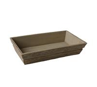 Red Hamper Wooden Packing Tray in Brown Red Hamper Brown