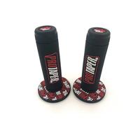 (Red) Handle Grip Pro taper Motorcycle High Quality Protaper Dirt Pit Bike Motocross 7/8" Handlebar Rubber Gel Hand Grips Brake