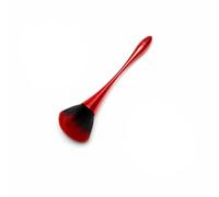 Red Handle Hourglass Nail Dust Brush, Multi-Functional Blush & Loose Powder Brush, Professional Manicure Nail Cleaning & Makeup Tool for DIY Home Salon Use