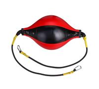 (Red, Hanging) Punching Ball Inflatable Boxing Pear Shape Exercise Speed Bag Double End Boxing Speed Ball