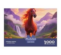 Red Hare, 1000-piece Jigsaw Puzzle, Relaxing And Immersive Pastime, Ideal for Gifts Or Decorative Art, Suitable for Ages 12+, Horse, 70x50cm/1000pcs