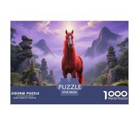 Red Hare, 1000-piece Puzzle, Leisure And Mental Challenge in One, Perfect for Collectors Or Art Lovers, Suitable for Ages 10+, Horse, 38x26cm/1000pcs