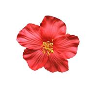 Red Hawaiian Flower Hair Clip for Adult Women Girls Fashion Bohemian Flowers Hair Accessory for Dancer Bridal Wedding Beach Party Clips and Barrettes Hair Accessories 8 cm