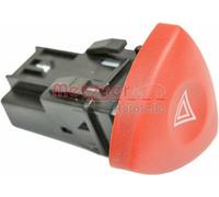 Metzger Autoteile Red Hazard Light Switch 0916349 Fits Renault Espace IV Laguna II Nissan Interstar