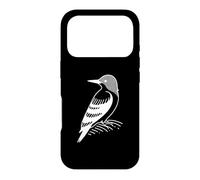 Red-Headed Woodpecker Line Art Birdwatcher Case for iPhone 17 Pro