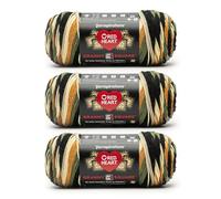 Red Heart All in ONE Granny Square Amber Moss Yarn - 3 Pack of 8.8oz/250g - 100% Acrylic - #4 Worsted (Medium) - 440 Yards - Knitting/Crochet