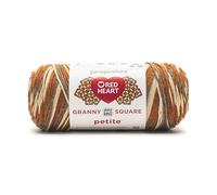 Red Heart All in One Granny Square Petite Mocha Yarn - 3 Pack of 250g/8.8oz - 100% Acrylic - #4 Worsted (Medium) - 440 Yards - Knitting/Crochet