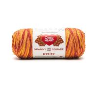 Red Heart All in One Granny Square Petite Pep Talk Yarn - 3 Pack of 250g/8.8oz - 100% Acrylic - #4 Worsted (Medium) - 440 Yards - Knitting/Crochet
