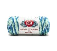 Red Heart All in One Granny Square Petite Snazzy Yarn - 3 Pack of 250g/8.8oz - 100% Acrylic - #4 Worsted (Medium) - 440 Yards - Knitting/Crochet