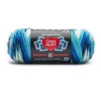 Red Heart All in One Granny Square-Soft White - Frigid