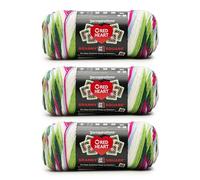 Red Heart All in ONE Granny Square Watermelon Yarn - 3 Pack of 8.8oz/250g - 100% Acrylic - #4 Worsted (Medium) - 417 Yards - Knitting/Crochet
