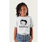 Red Heart Betty Boop T-Shirt Betty Boop White 9-11 Years