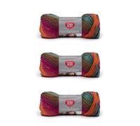 Red Heart Boutique Unforgettable Sunrise Yarn - 3 Pack of 100g/3.5oz - Acrylic - 4 Medium (Worsted) - 270 Yards - Knitting/Crochet