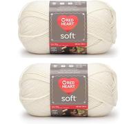 Red Heart Bulk Buy: Soft Yarn E728-9779 (2-pack) (Off White)