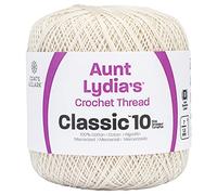 Red Heart Classic Crochet Thread, 1 Pack, Antique White, 1200 Foot