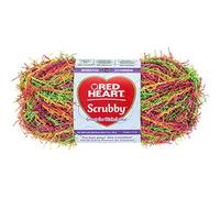 Red Heart Coats Yarn E833.0980 "" Scrubby Yarn, Multi-Colour