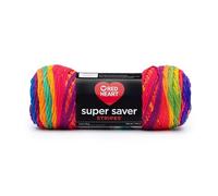 Coats Yarn Red Heart Super Saver Yarn, Multi-Colour, 22.86 x 7.62 x 7.62 cm