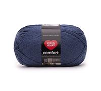 Red Heart Comfort Dark Denim Yarn - 1 Pack of 16oz/454g - Acrylic - 4 Medium (Worsted) - 867 Yards - Knitting/Crochet