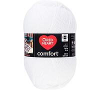 RED HEART Comfort Shimmers Yarn, White Opal