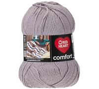 Red Heart Comfort Yarn-Grey & Silver Shimmer, Grey Silver