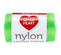 Red Heart Crochet Thread, Neon Bright Green