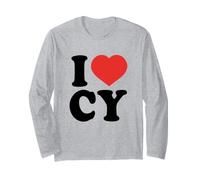 Red Heart Cyprus Love, Cypriot Roots Nicosia Island Home Long Sleeve T-Shirt