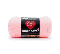 Red Heart Super Saver Yarn-Petal Pink, Acrylic, 11.67 x 27.4 x 11.67 cm