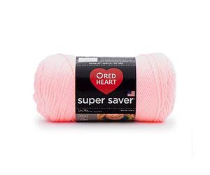 Red Heart E300.0373 Super Saver Economy Yarn to Bring Out Your Creative Side, Petal Pink Multi-colored