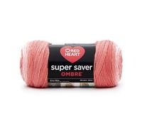 RED Heart E305.3967 Super Saver Ombre Yarn, Platinum