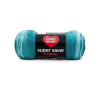 RED HEART E305.3985 Super Saver Ombre Yarn, Velvet