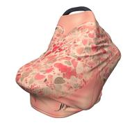 Red Heart Flowers Versatile full-print Stroller Chair Cover/Nursing Cover, specially designed for your baby