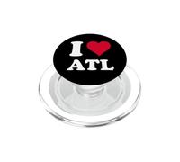Red Heart I Love Atl Atlanta PopSockets PopGrip for MagSafe