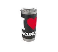 Red Heart I Love Facundo Stainless Steel Insulated Tumbler