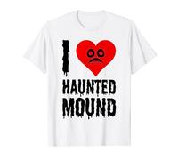 Red Heart I Love Haunted Mound T-Shirt